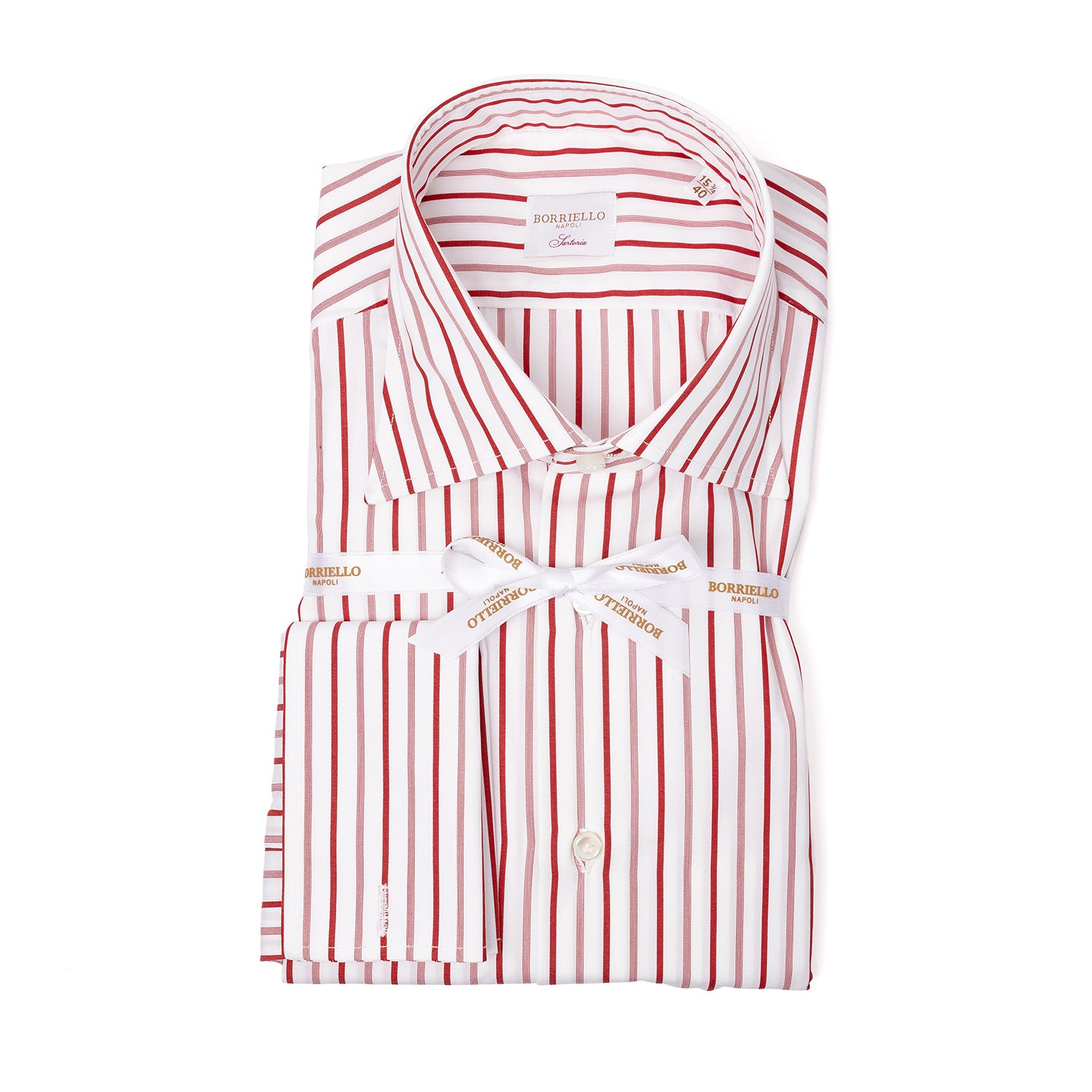 Shirt "Gaiola" with Double Cuff made of pure Cotton - handmade